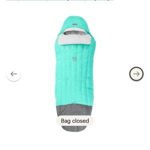NEMO Rave women's 30 degree
backpacking sleep bag